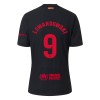 Maglia ufficiale Barcellona Lewandowski 9 Trasferta 2024-25 per Bambino